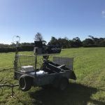 This a laser to measure emissions at long distances. Very cool technique but bulky and awkward instrument to move.