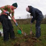My first soil sampling back in 2008.